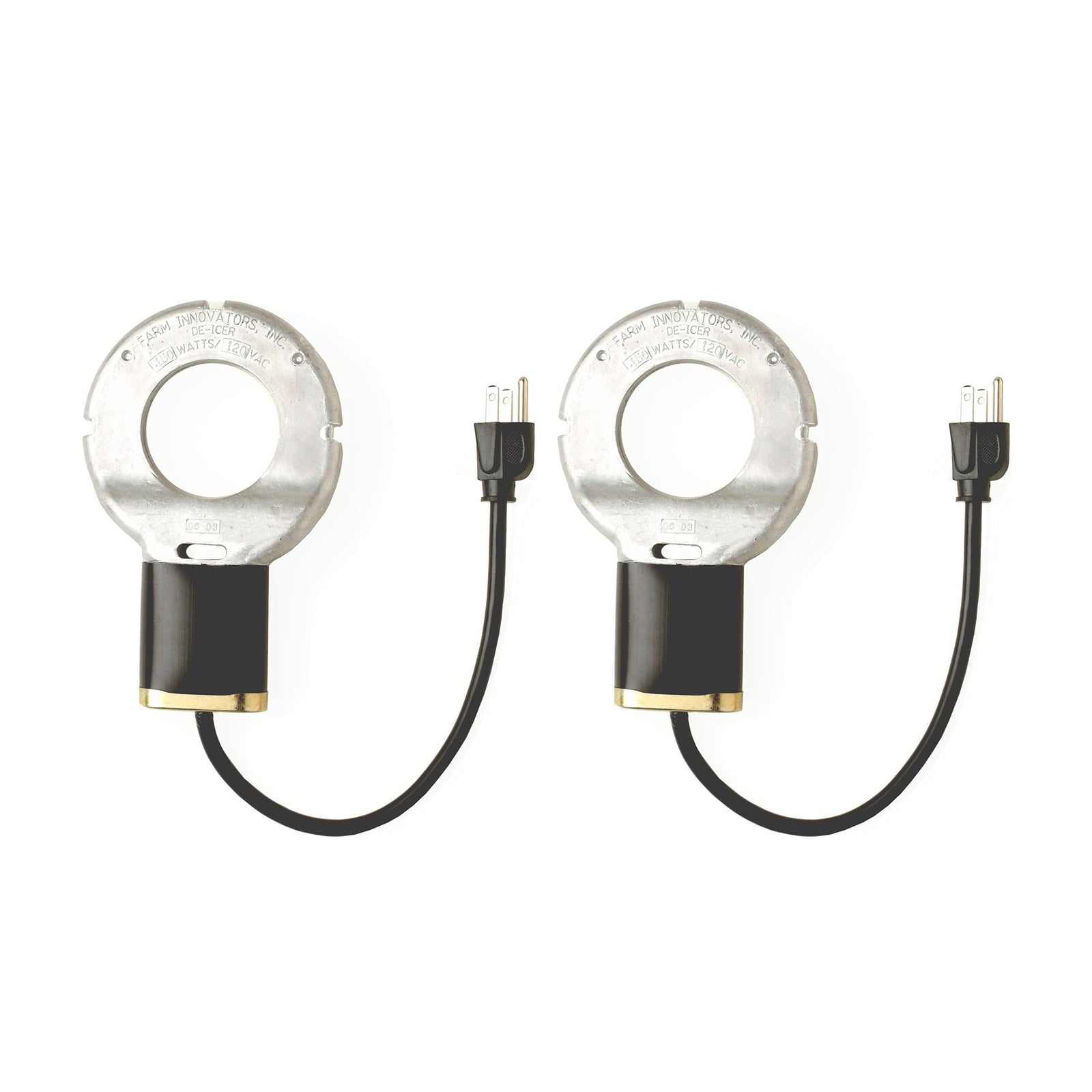 Farm Innovators 150W Electric Heated Bird Bath DeIcer, Cast Aluminum (2 Pack) - VMInnovations