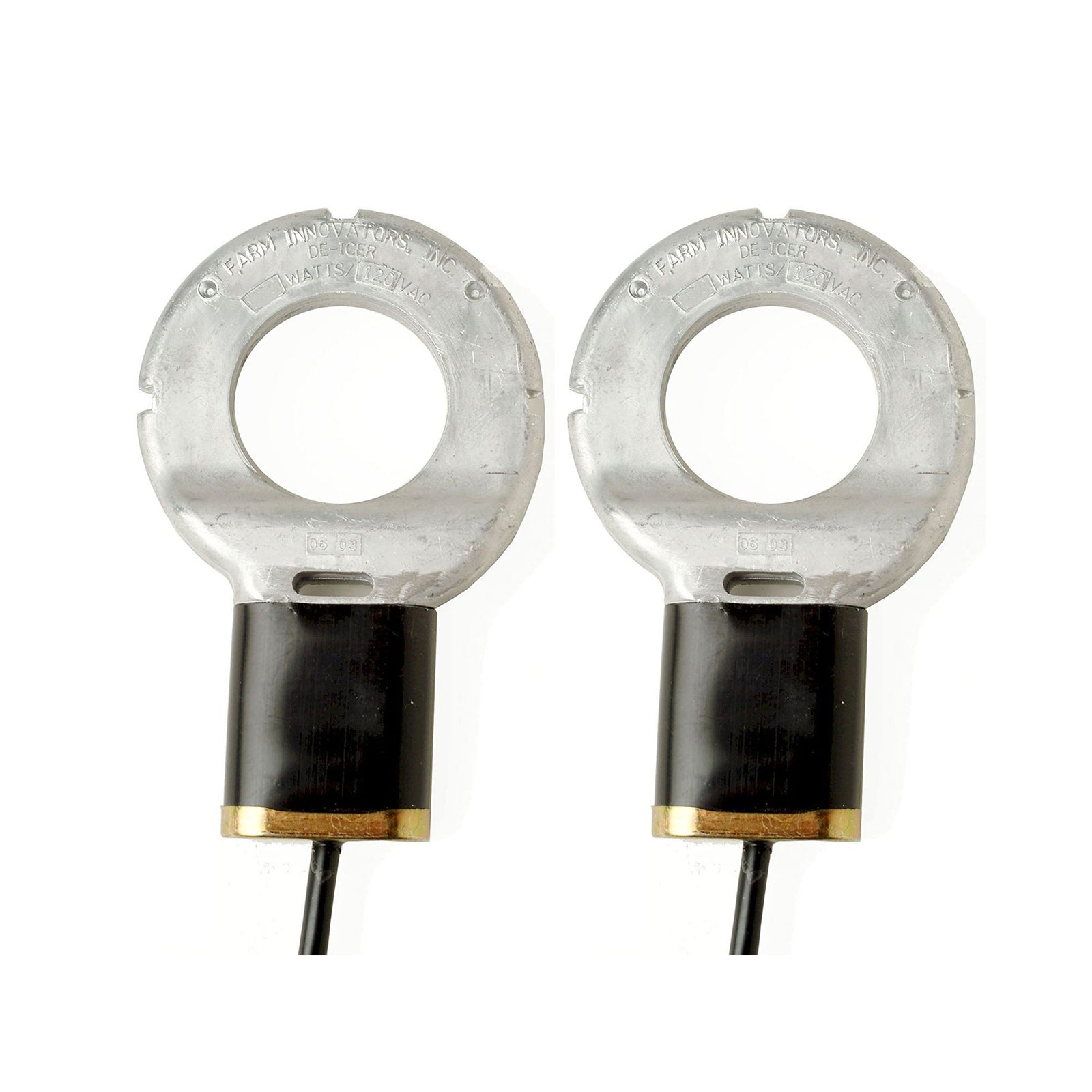 Farm Innovators C-500 Submergible Cast Aluminum Utility De-Icer for Farm, 2 Pack - VMInnovations