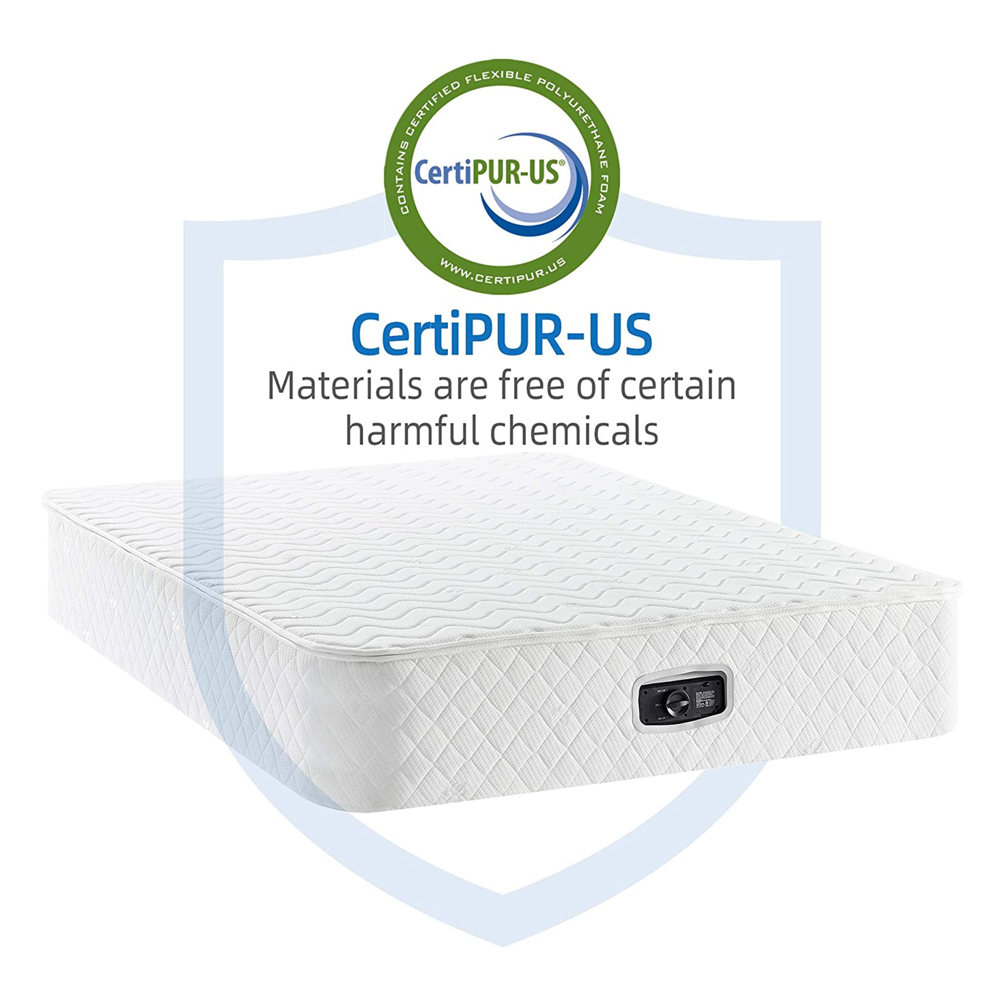 BIKAHOM Bi-Comfer 14" Inflatable Mattress w/ Built In Air Pump, Full (Open Box) - VMInnovations