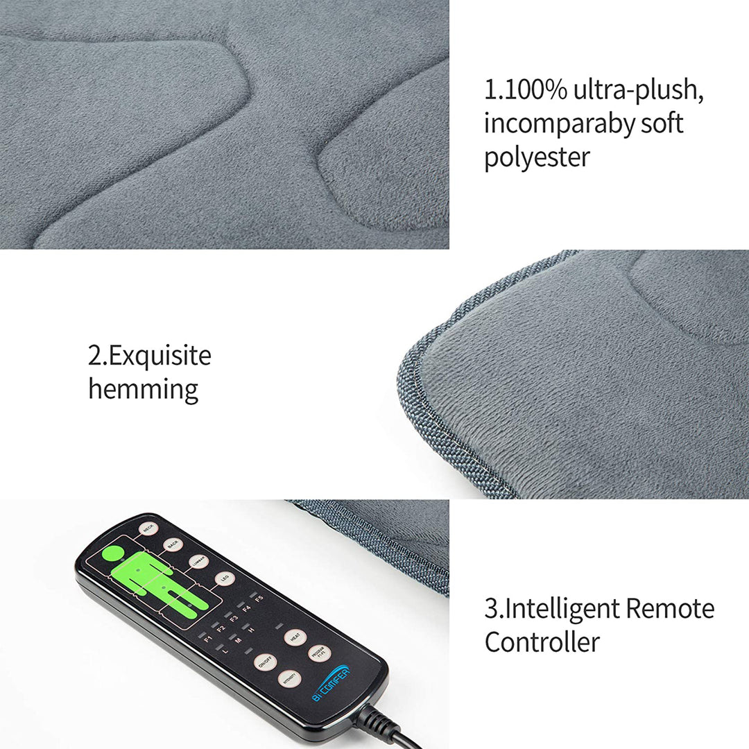 Bi-Comfer Full Body Electric Massage Mat/Heating Pad w/ Remote Control (Used)