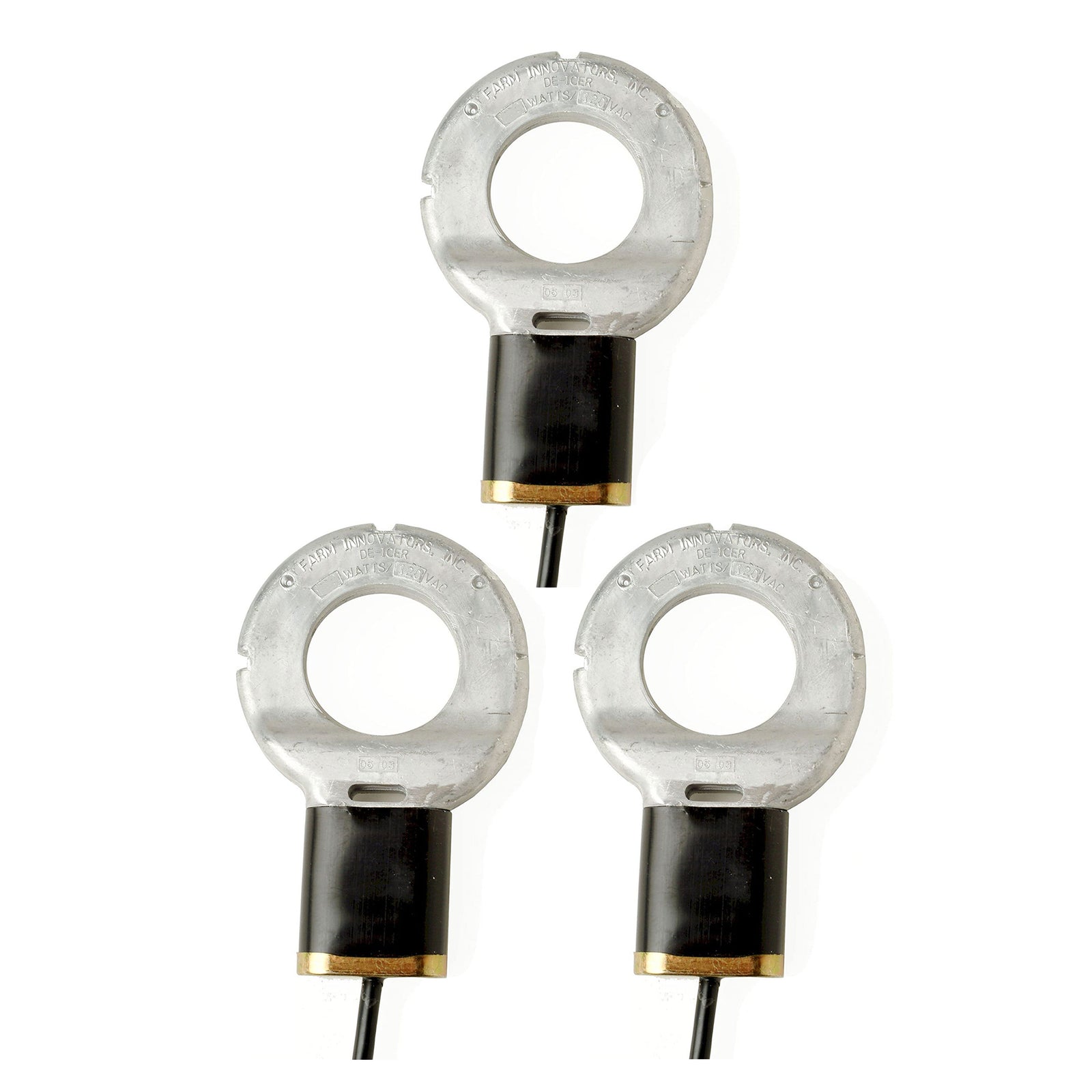 Farm Innovators Submergible Cast Aluminum Utility De-Icers for Farm Use (3 Pack) - VMInnovations