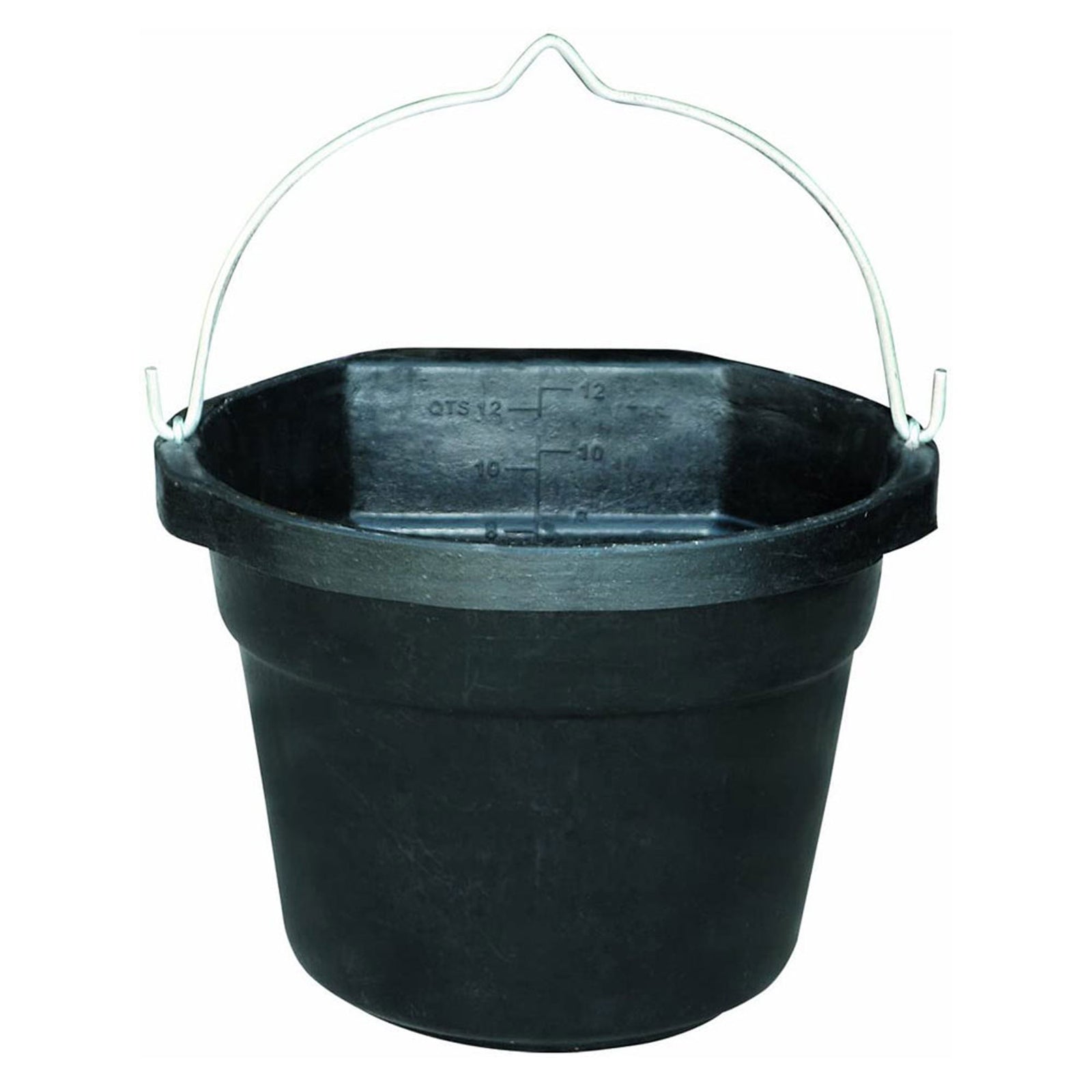Farm Innovators FB 80R Rubber 3 Gallon Flat Back Heated Bucket 70 Watt (3 Pack) - VMInnovations