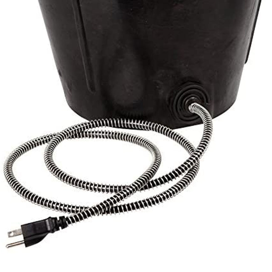 Farm Innovators FB 80R Rubber 3 Gallon Flat Back Heated Bucket 70 Watt (2 Pack) - VMInnovations