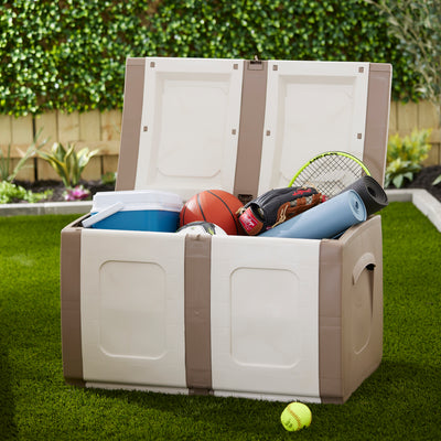 Regular Outdoor Heavy Duty Plastic Storage Deck Box (Open Box) - VMInnovations