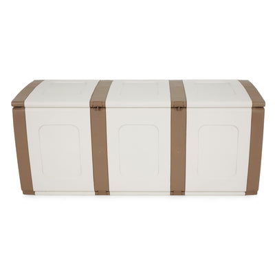 Homeplast Bold 79 Gallon Plastic Storage Trunk Resin Deck Box (Open Box) - VMInnovations