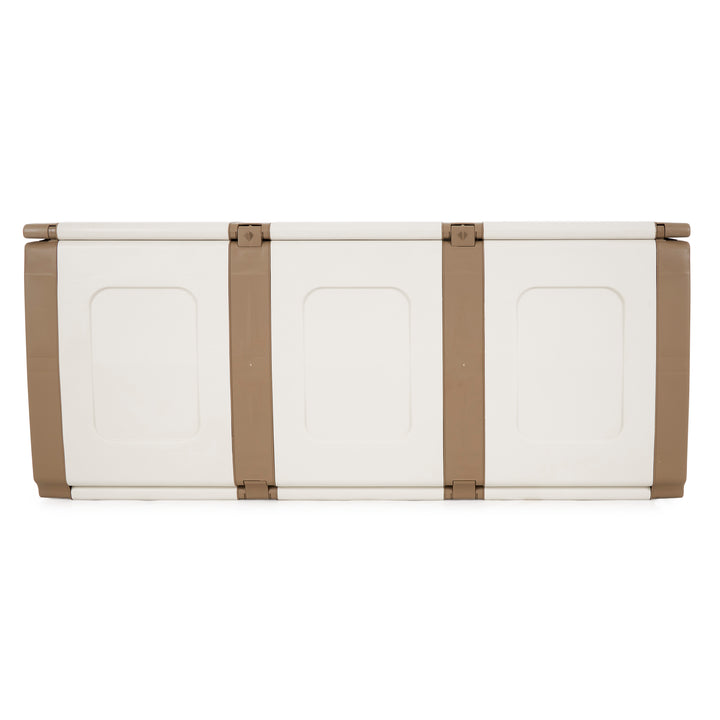 Homeplast Bold 79 Gal Plastic Storage Trunk Resin Deck Box (For Parts)
