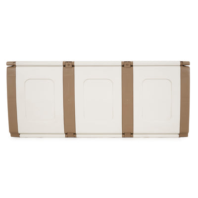 Homeplast Bold 79 Gallon Plastic Storage Trunk Resin Deck Box (Open Box)