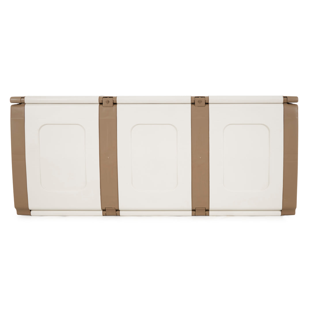 Homeplast Bold 79 Gal Plastic Storage Trunk Resin Deck Box (For Parts)