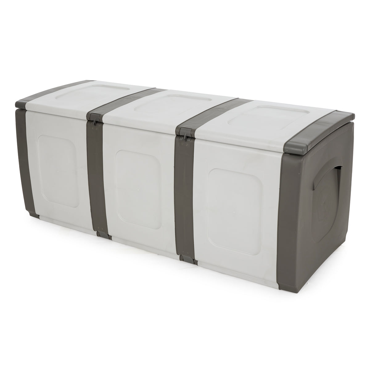 Homeplast Bold 80 Gallon Plastic Storage Trunk Resin Deck Box, (For Parts)