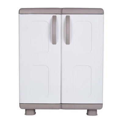 Homeplast Eve Cabinet 2 Door 2 Shelf Outdoor Plastic Storage Unit (Open Box)
