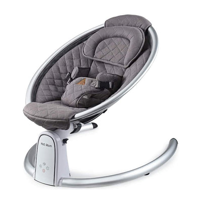 Hot Mom Electric Baby Bouncer Intelligent Adjustable Seat Rocker, Dark Grey