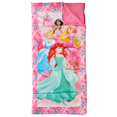 Exxel Outdoors Disney Princess Kids 4 Piece Camping Set with Tent & Sleeping Bag