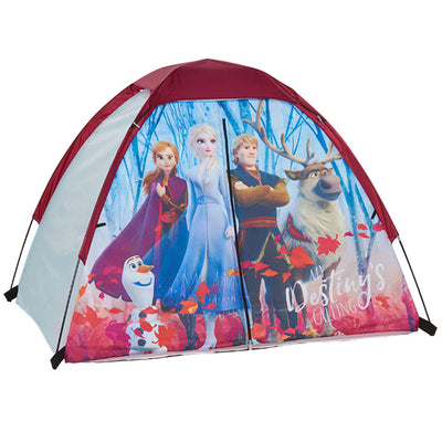 Exxel Outdoors Disney Frozen 2 Kids 4 Piece Camping Set with Tent & Sleeping Bag