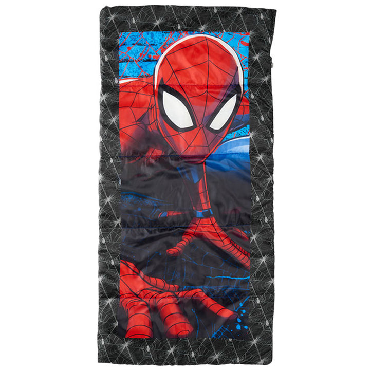Exxel Marvel Spiderman Youth Sized Camping Set with Sleeping Bag and Backpack - VMInnovations