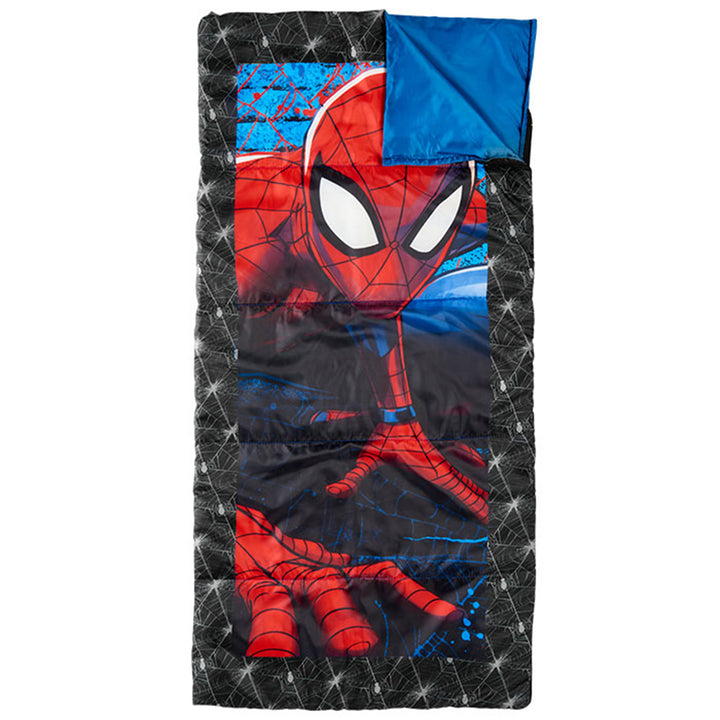Exxel Marvel Spiderman Youth Sized Camping Set with Sleeping Bag and Backpack - VMInnovations