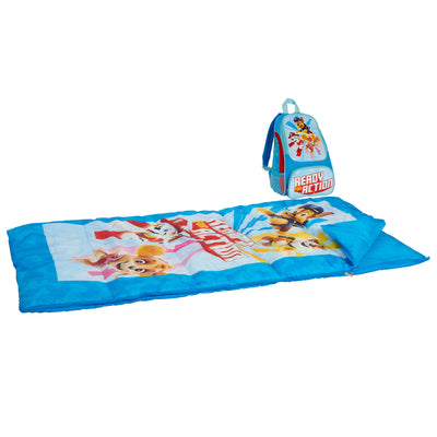 Exxel Outdoors Paw Patrol 2 Piece Indoor Outdoor Sleeping Bag w/ Backpack (Used) - VMInnovations