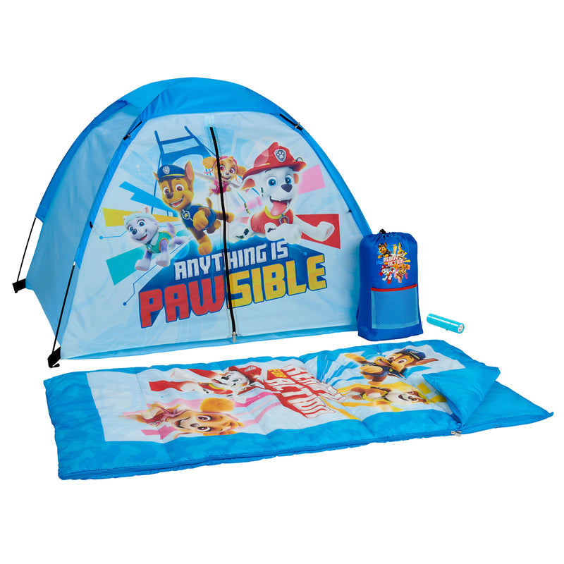 Exxel Outdoors Paw Patrol 4 Piece Camping Set w/ Tent (Open Box)