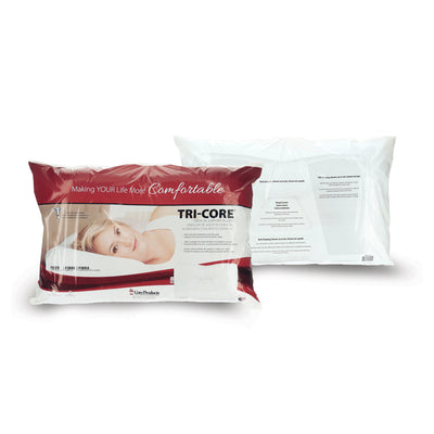 Core Products Tri-Core Extra Firm Cervical Neck Support Sleeping Mid Size Pillow (Refurbished)