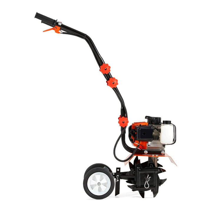 MELLCOM 52 Cubic Centimeter Mini Tiller Cultivator Gas Rototiller (Used)