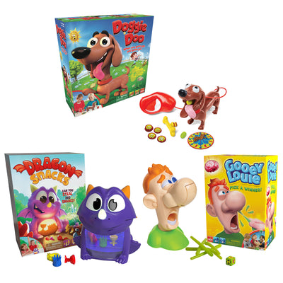Goliath Gooey Louie Multiplayer Game w/ Dragon Snacks Memory and Doggie Doo Game