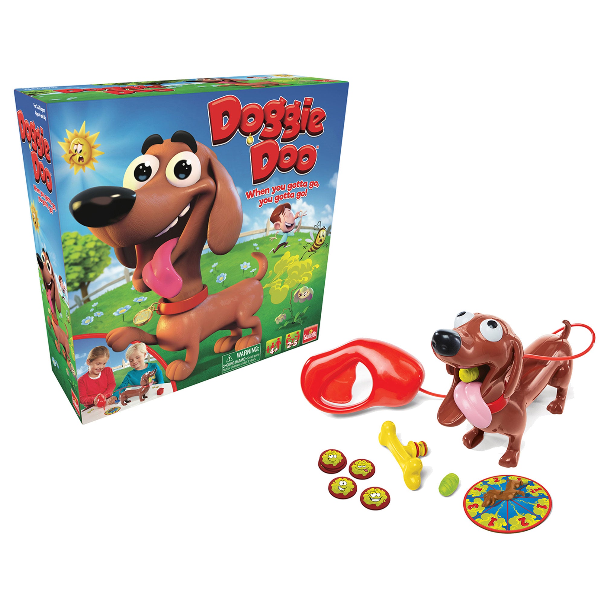 Goliath Gooey Louie Multiplayer Game w/ Dragon Snacks Memory and Doggie Doo Game