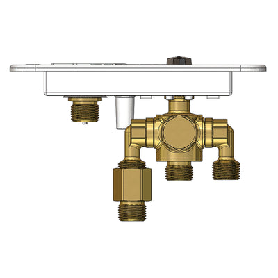 ABCO RV MANRV101-RF RV Water Panel with 4 Function Lead Brass Valve (Open Box)