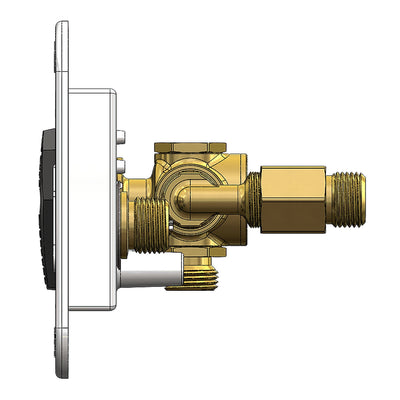 ABCO RV MANRV101-RF RV Water Panel with 4 Function Lead Brass Valve (Open Box)