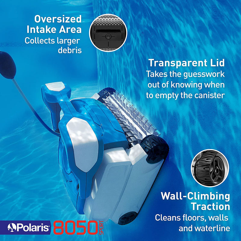 Polaris Sport Robotic Wall Climbing Inground Swimming Pool Vacuum Cleaner (Used)