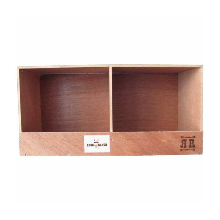 Rugged Range Products Duplex Chicken Coop Interior Nesting Box for 2 to 4 Hens - VMInnovations