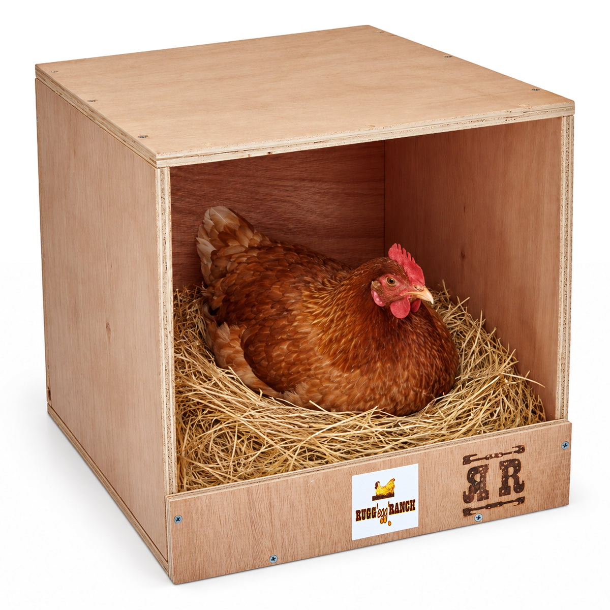 Rugged Range Products Studio Chicken Coop Nesting Box for 1 to 2 Hens (Used)