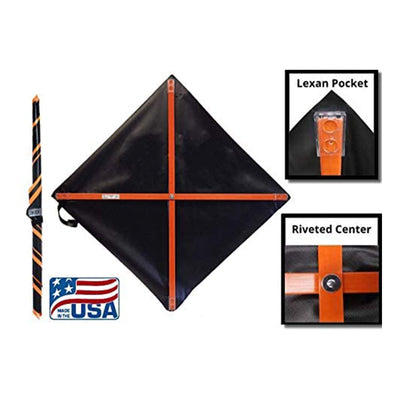 Eastern Metal Signs and Safety 36 Inch Be Prepared To Stop Warning Sign (2 Pack)