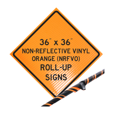 Eastern Metal Signs and Safety 36" Utility Work Ahead Reflective Sign, (2 Pack)