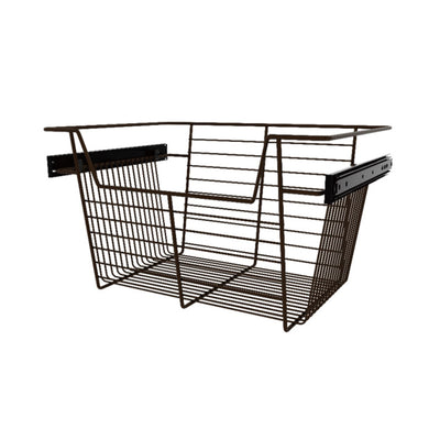 Rev-A-Shelf Sidelines CBSL-181410BZ-3 18" Bronze Pullout Closet Basket (3 Pack)