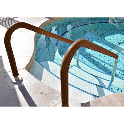 KoolGrips Comfort Cover 6 Foot Zippered Pool Ladder Grip Sleeve, Desert Tan