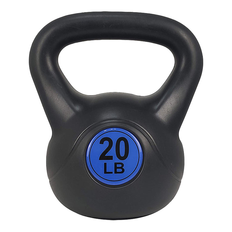 BalanceFrom Kettlebell Exercise Weights, Set of 3, 10, 15, & 20 Pounds(Open Box)