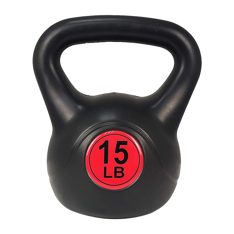 BalanceFrom Kettlebell Fitness Exercise Weights, Set of 3, 10, 15,& 20lbs (Used)