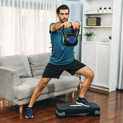 BalanceFrom Kettlebell Fitness Weights, Set of 3, 10, 15, and 20 Pounds (Used) - VMInnovations