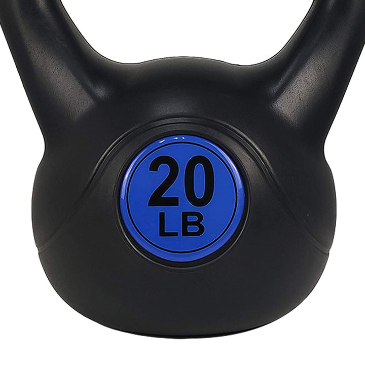 BalanceFrom Kettlebell Exercise Weights, Set of 3, 10, 15, & 20 Pounds(Open Box) - VMInnovations