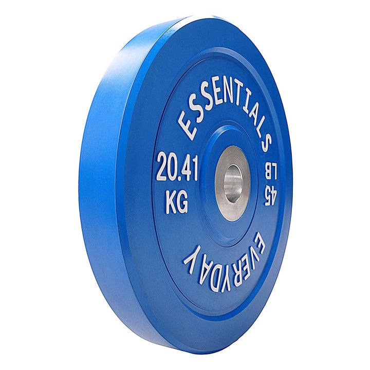 BalanceFrom Essentials 45 Pound Olympic Weight Plate, Set of 2, Blue (Used) - VMInnovations