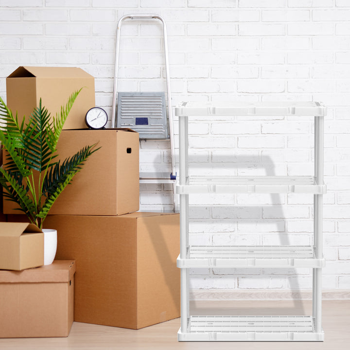 Gracious Living 4 Shelf Knect-A-Shelf Ventilated Light Duty Storage Unit (Used) - VMInnovations