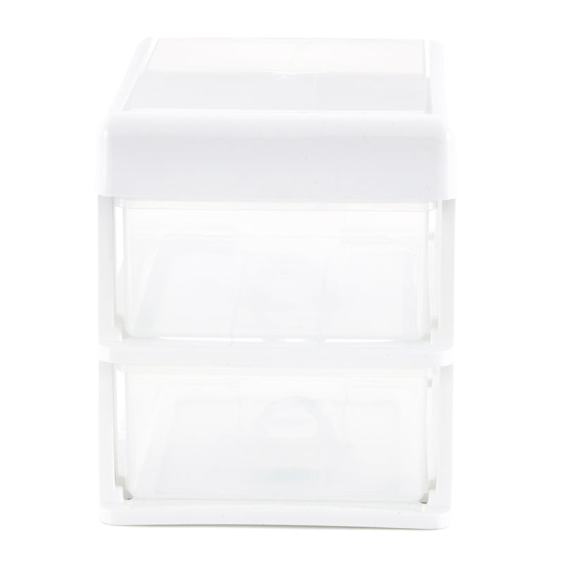 Gracious Living 2 Drawer Desktop Countertop Organizer with Flip Top Lid (Used)