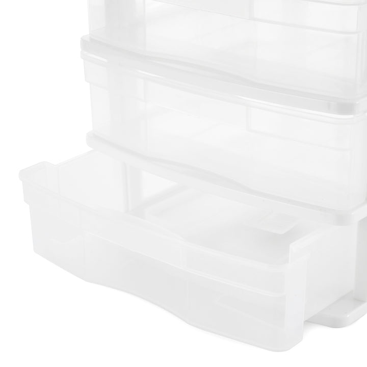 Gracious Living 3 Drawer Desktop Countertop Storage w/ Organizer Lid (Open Box) - VMInnovations