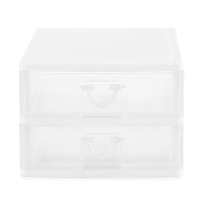 Gracious Living Deluxe 2 Drawer Storage Desktop Countertop Organizer (Open Box) - VMInnovations