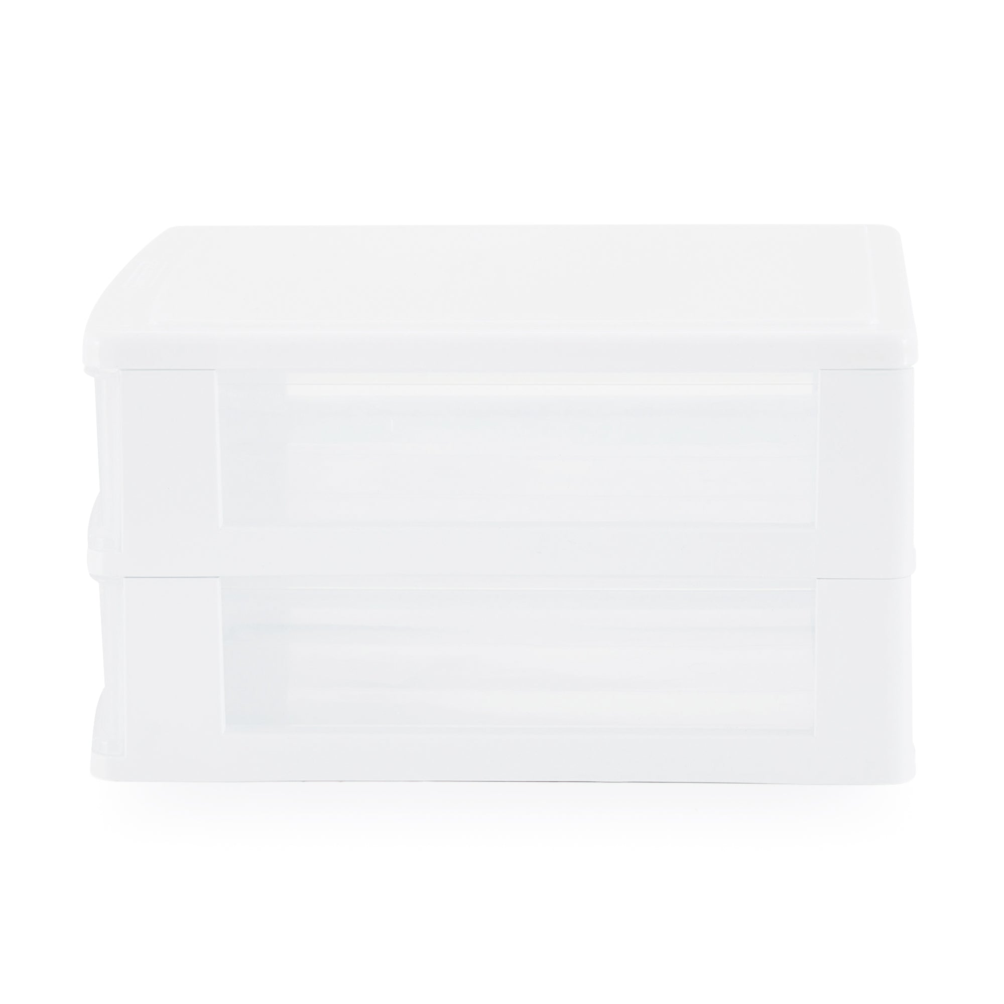 Gracious Living Deluxe 2 Drawer Storage Desktop and Countertop Organizer, White - VMInnovations