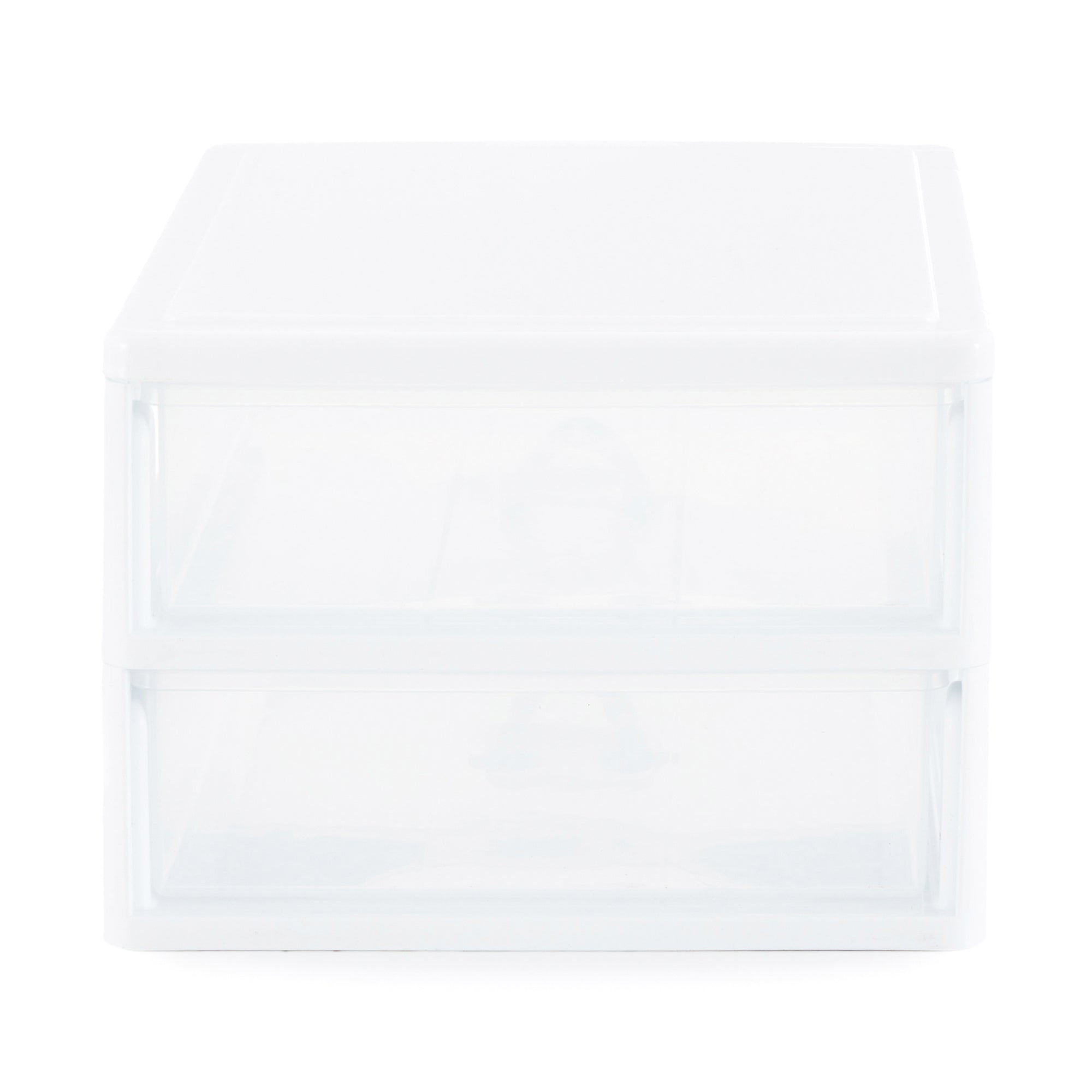 Gracious Living Deluxe 2 Drawer Storage Desktop and Countertop Organizer, White - VMInnovations