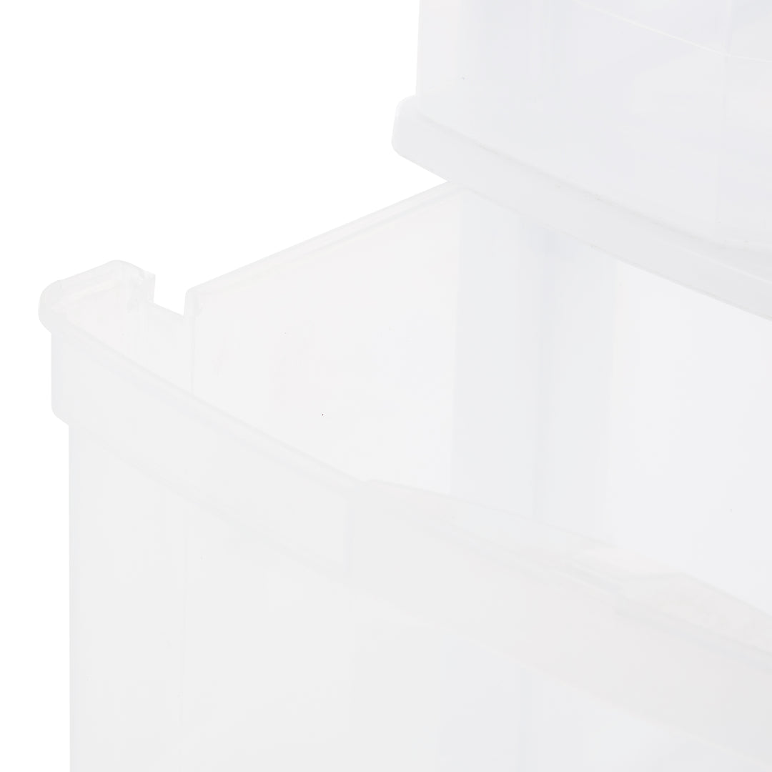 Gracious Living Classic 3 Drawer Organizer Plastic Storage Cart w/Wheels(2 Pack) - VMInnovations
