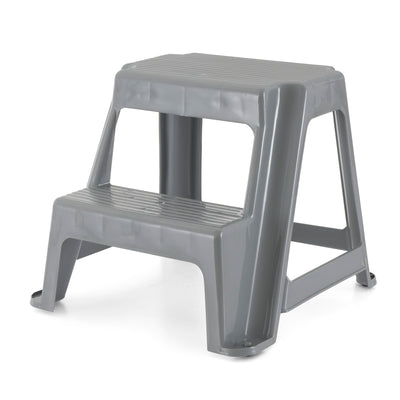 Gracious Living 2 Step Stool w/ Non Slip Feet, Holds Up to 300 Pounds (Open Box) - VMInnovations