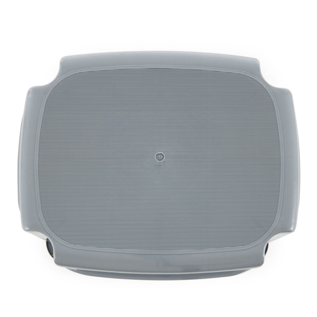 Gracious Living 9.5-Inch Single Level One Step Bathroom Stool, Gray (Open Box) - VMInnovations