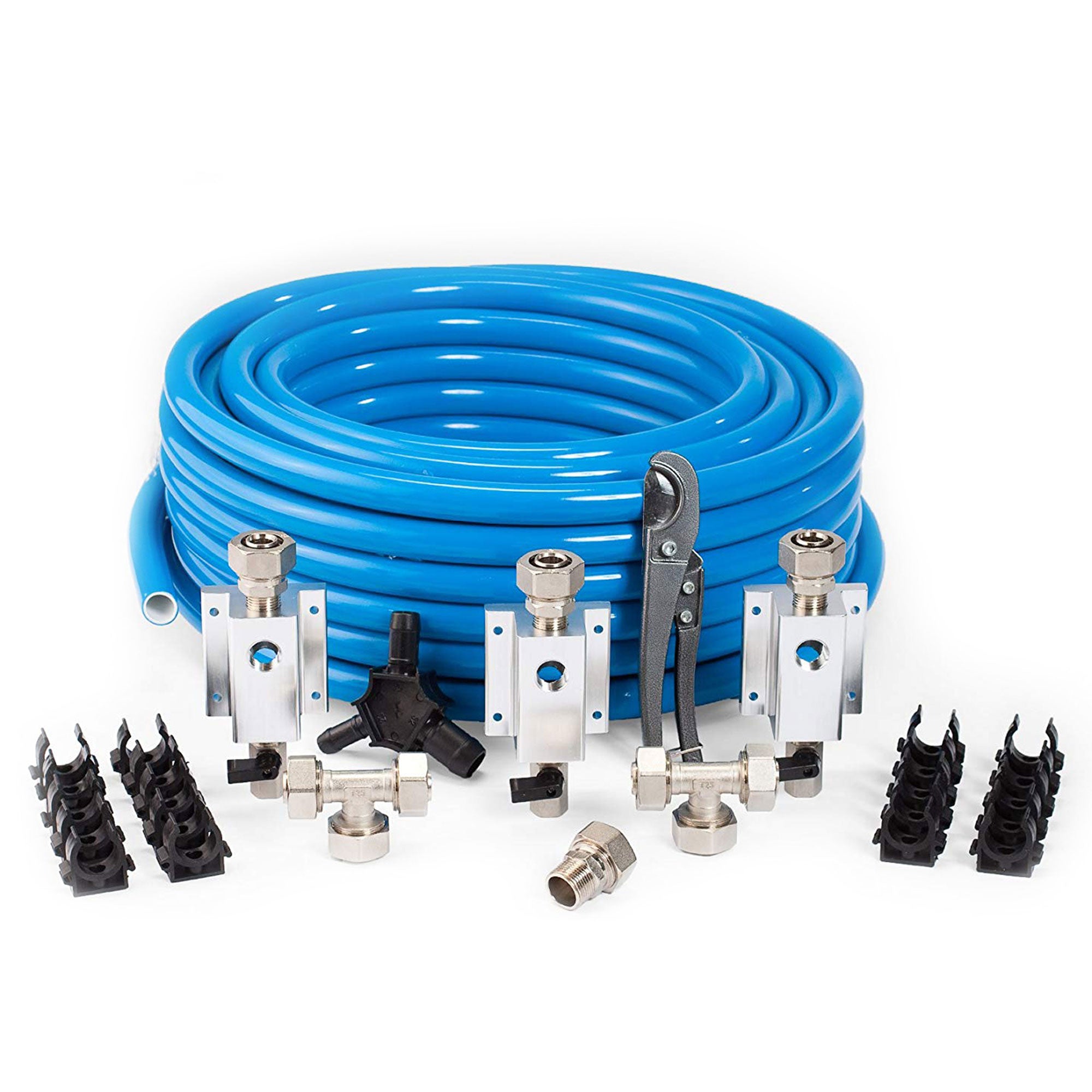 MaxLine 300 Foot 0.75 Inch Compressed Air Tubing Master Kit w/ Filter Regulator - VMInnovations