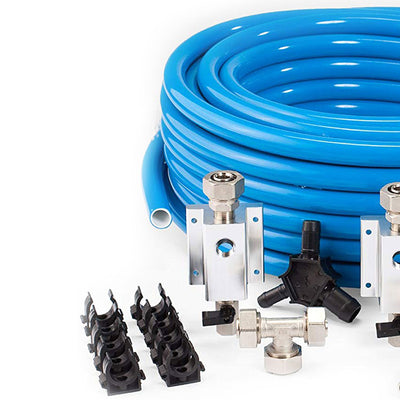 MaxLine 300 Foot 3/4 Inch Compressed Air Tubing Kit w/ Regulator and Jumper Hose - VMInnovations